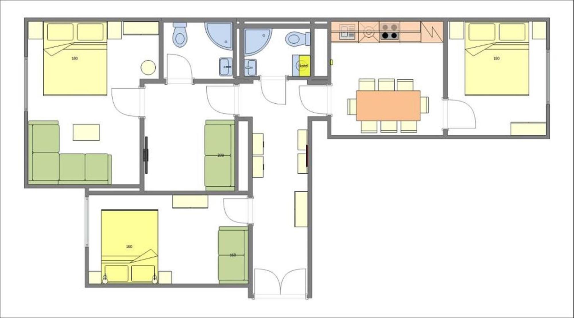 Apartmán 3bdr Center Ruterra